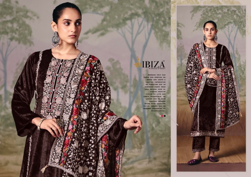 Baano By Ibiza Viscose Velvet Salwar Kameez 